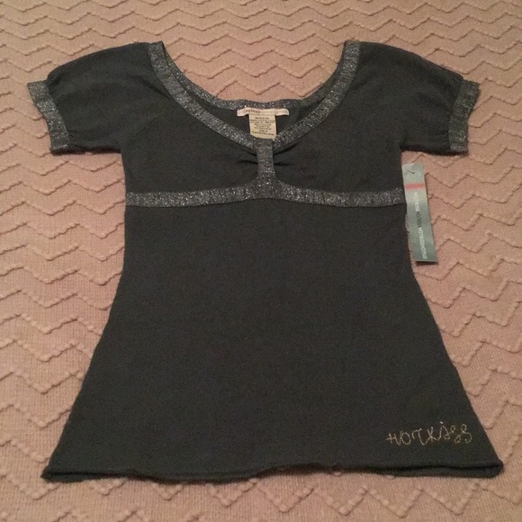 Hot Kiss Tops - 2 for $10! NWT Cute Gray Top